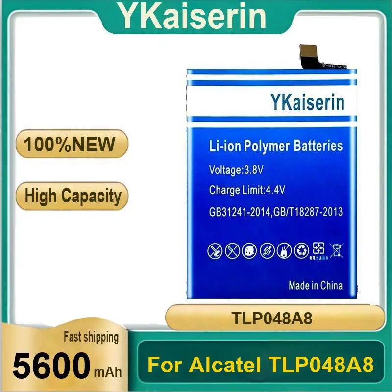 Сменный аккумулятор мобильного телефона Alcatel TLP048A8 Premium, 5600 мАч
Сменный аккумулятор мобильного телефона Alcatel TLP048A8 Premium, 5600 мАч