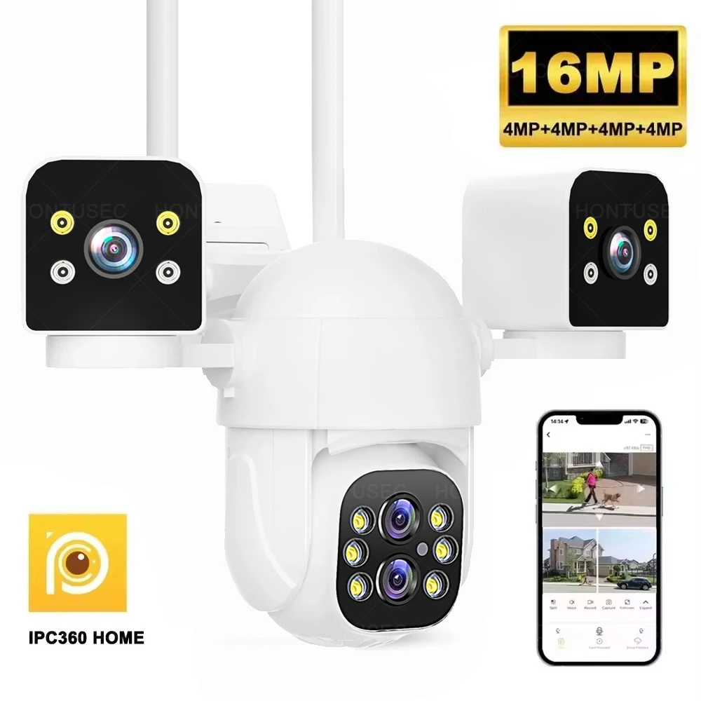IPC360 HOME 8K 16MP 10X Zoom PTZ Camera Color Night Vision Two Way Audio Auto Tracking Outdoor Waterproof Surveillance Cameras
IPC360 HOME 8K 16MP 10X Zoom PTZ Camera Color Night Vision Two Way Audio Auto Tracking Outdoor Waterproof Surveillance Cameras