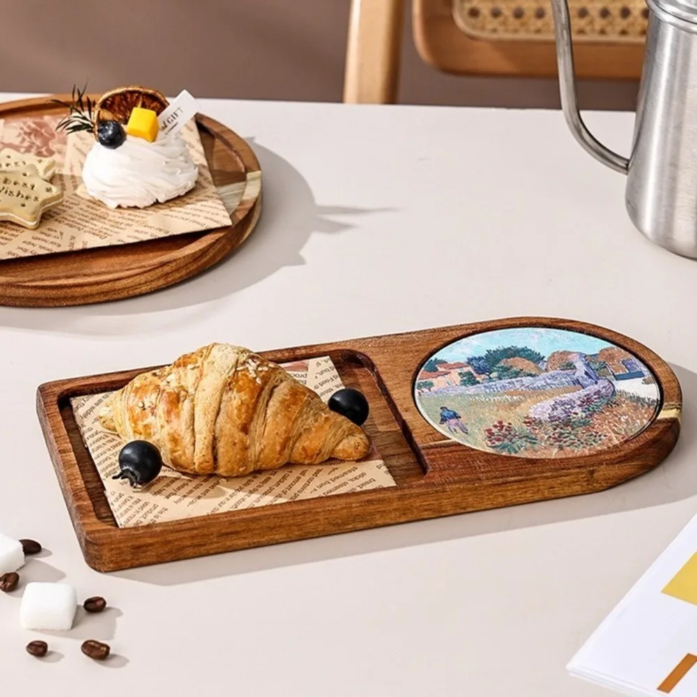 Creative Portable Dessert Tray Solid Wood Natural Kitchen Serving Tray Detachable Retro Dried Fruit Plate Home
Creative Portable Dessert Tray Solid Wood Natural Kitchen Serving Tray Detachable Retro Dried Fruit Plate Home
