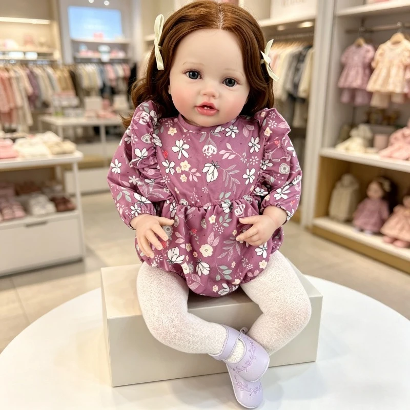 60cm Finished Reborn Baby Doll Cotton Body Princess Lottie Hand-detailed Painting Rooted Hair Gifts Toy
60cm Finished Reborn Baby Doll Cotton Body Princess Lottie Hand-detailed Painting Rooted Hair Gifts Toy