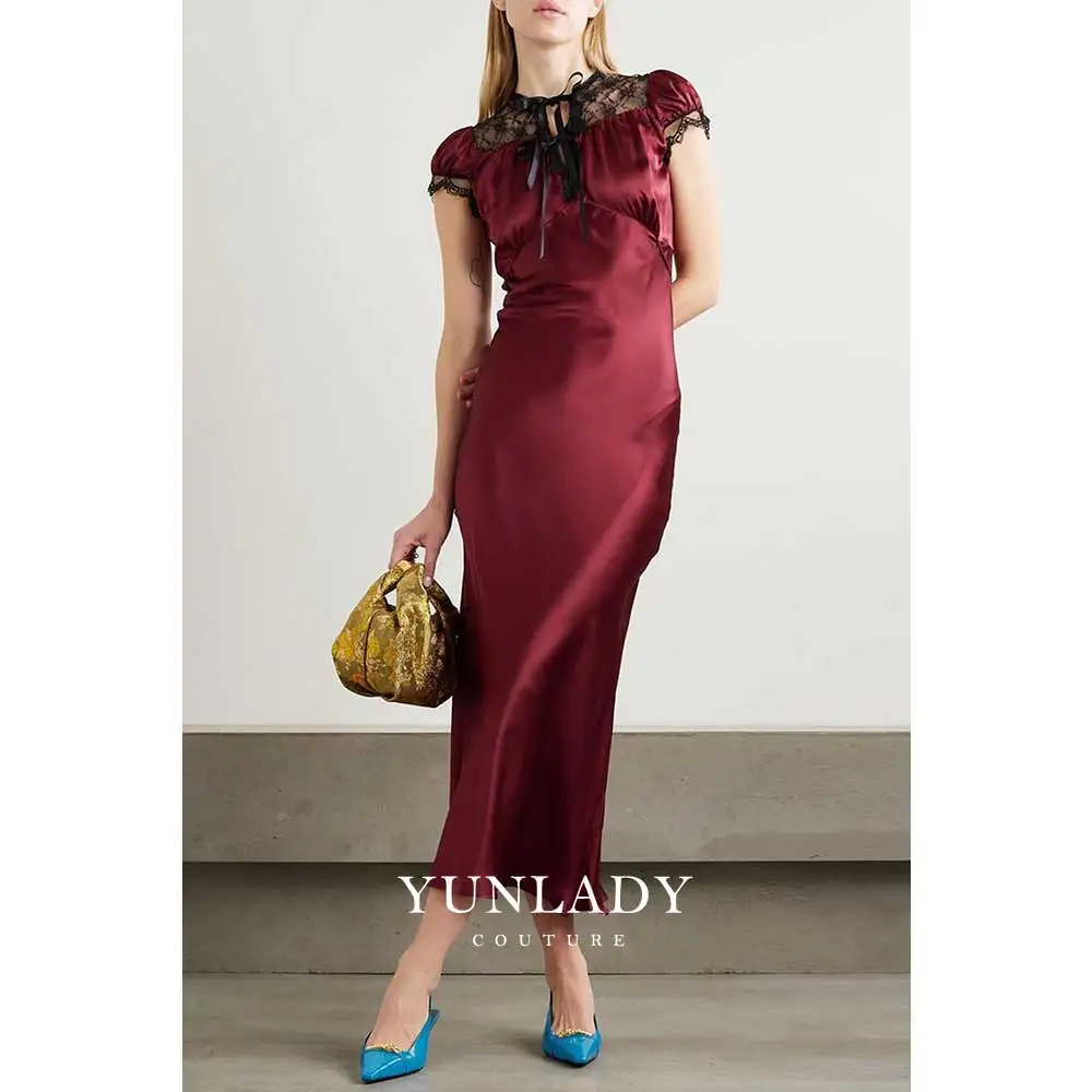 YUNLAN Customized Burgundy Lace Trim Mid-length Prom Dress 2025 Bridal Engagement Beach Dress Adult Ceremony Dress
YUNLAN Customized Burgundy Lace Trim Mid-length Prom Dress 2025 Bridal Engagement Beach Dress Adult Ceremony Dress