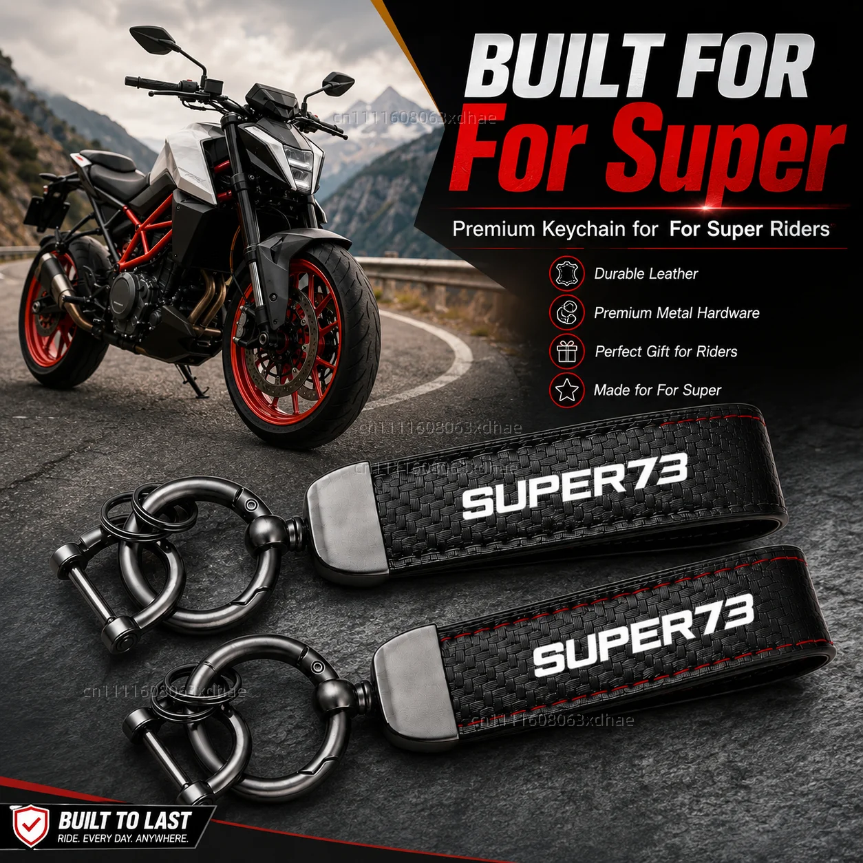 High-Grade Leather Motorcycle Keychain Holder Keyring Accessories For Super 73-S1 73-S2 73-Z1 73-ZX 73-RX
High-Grade Leather Motorcycle Keychain Holder Keyring Accessories For Super 73-S1 73-S2 73-Z1 73-ZX 73-RX