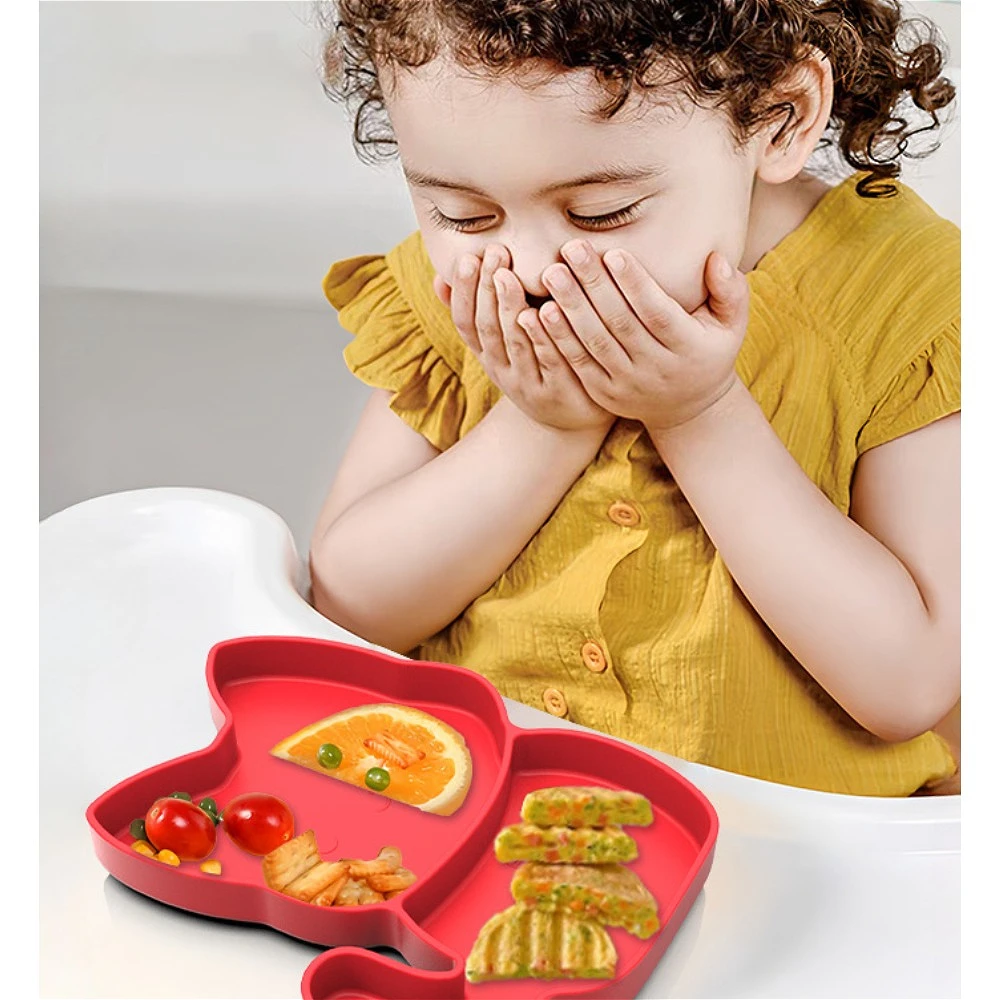 Baby Cute Cat Silicone Dinner Plate, Suction Cup Separator Dinner Dishe, Infant Food-grade Silicone Drop-proof Feeding Tableware
Baby Cute Cat Silicone Dinner Plate, Suction Cup Separator Dinner Dishe, Infant Food-grade Silicone Drop-proof Feeding Tableware