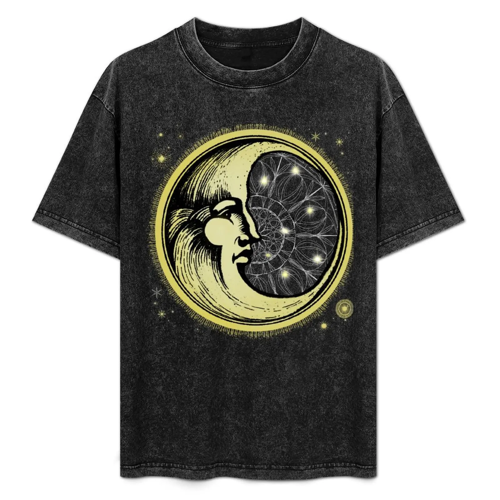 Celestial Antique Man In The Moon Watercolor Batik T-Shirt Casual Basic Short Sleeve T-Shirt
Celestial Antique Man In The Moon Watercolor Batik T-Shirt Casual Basic Short Sleeve T-Shirt