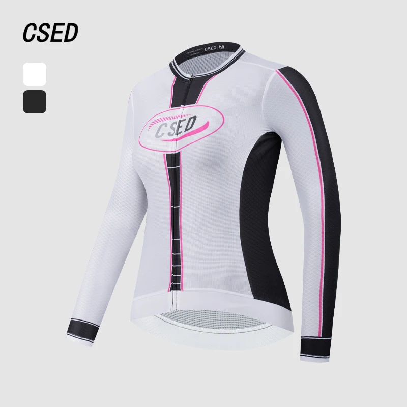 CSED Cycling Jersey Spring Summer Autumn Bicycle Riding Clothes Women's Long Sleeve Bike Clothing Full Zipper Quick Dry 2025 New
CSED Cycling Jersey Spring Summer Autumn Bicycle Riding Clothes Women's Long Sleeve Bike Clothing Full Zipper Quick Dry 2025 New