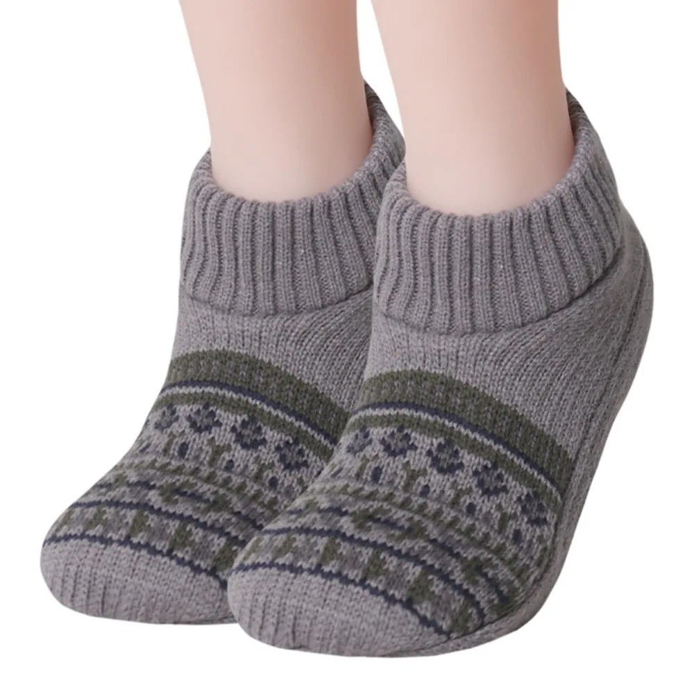 Fashion Plush Winter Floor Ankle Shoes Stripe Non-slip Unisex Sleeping Socks Ethnic style Home Slippers Thicken Warm Socks Home
Fashion Plush Winter Floor Ankle Shoes Stripe Non-slip Unisex Sleeping Socks Ethnic style Home Slippers Thicken Warm Socks Home