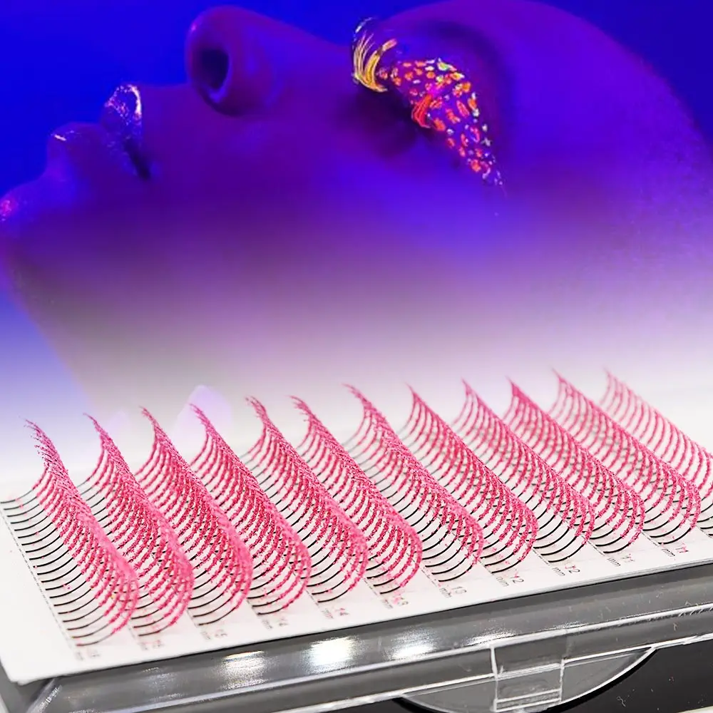 Mix UV Neon Colors Glitter Eyelash Extension Fashion Diamond Shiny Colorful False Russian Volume Individual Lashes Party Cosplay
Mix UV Neon Colors Glitter Eyelash Extension Fashion Diamond Shiny Colorful False Russian Volume Individual Lashes Party Cosplay
