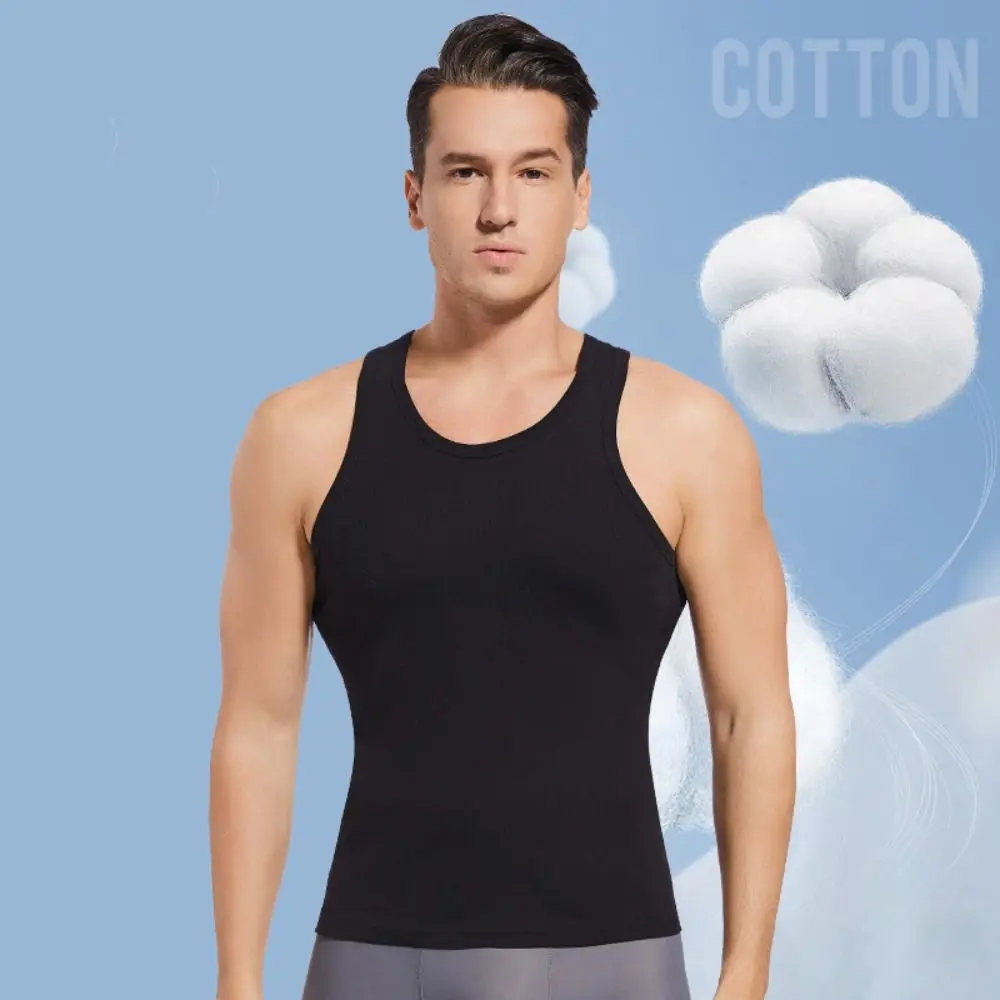Loose Sleeveless Men Cotton Vest Round Neck Simple Men’s Tank Top Solid Color Clothing Men Summer Tight Top Men
Loose Sleeveless Men Cotton Vest Round Neck Simple Men’s Tank Top Solid Color Clothing Men Summer Tight Top Men
