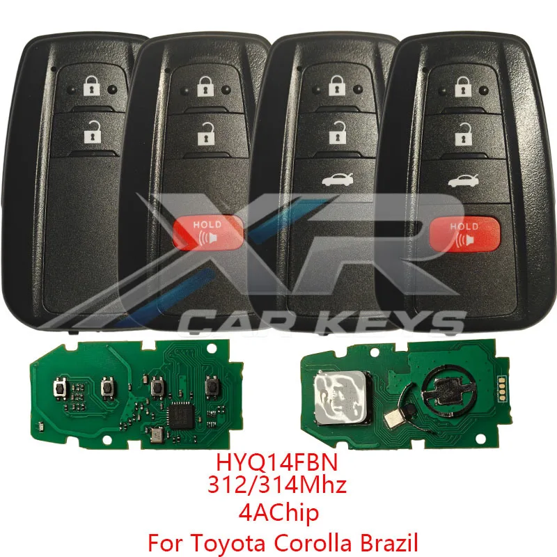 2/3/4Buttons Car Remote Control Key 312/314MHz 4A For Toyota Corolla 2018-2022 FCC ID: HYQ14FBN P/N: 8990H-02050
2/3/4Buttons Car Remote Control Key 312/314MHz 4A For Toyota Corolla 2018-2022 FCC ID: HYQ14FBN P/N: 8990H-02050