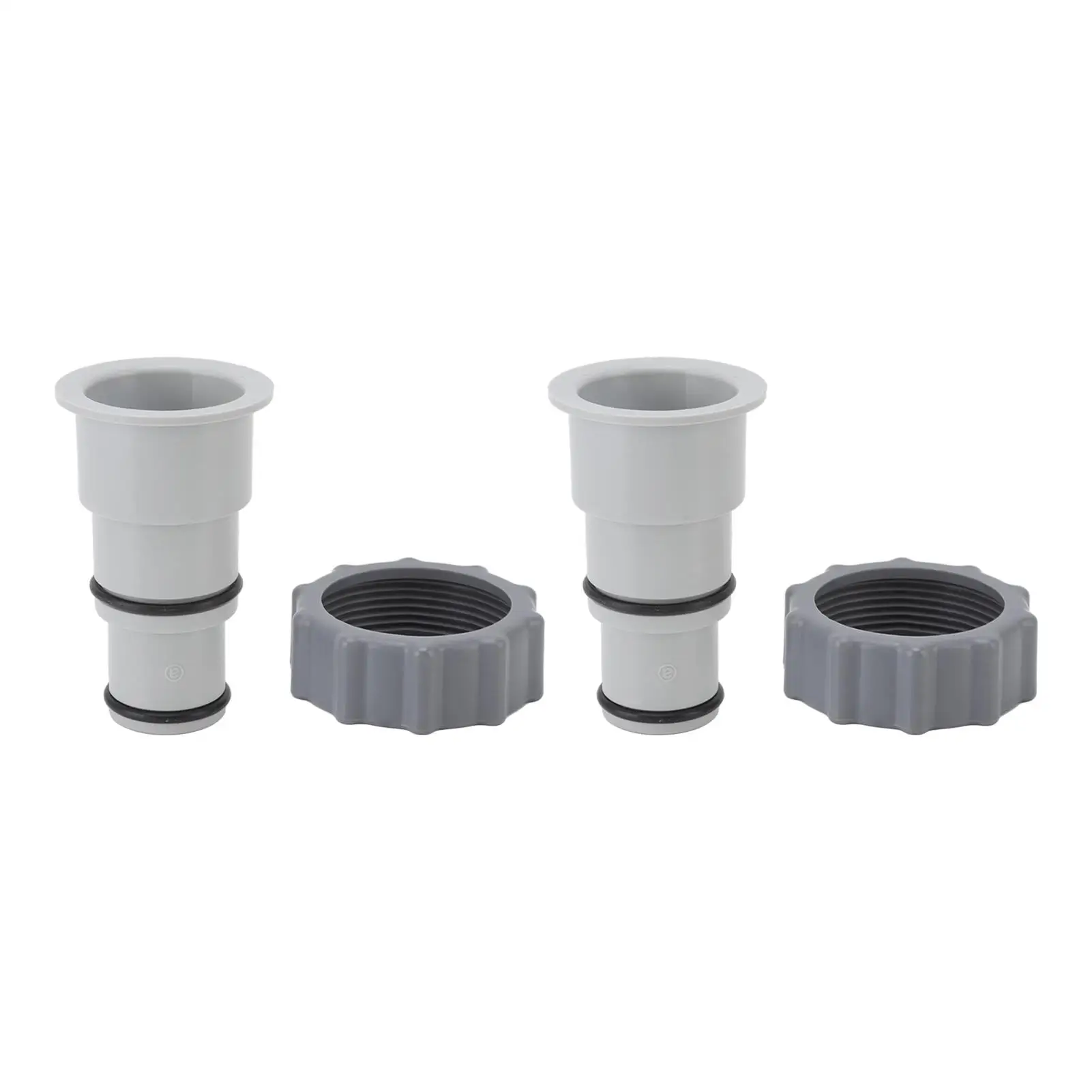 2Pcs Plastic Hose Adapter for 1.5in & 1.25in for threaded Pump Connections - Pool Accessories
2Pcs Plastic Hose Adapter for 1.5in & 1.25in for threaded Pump Connections - Pool Accessories
