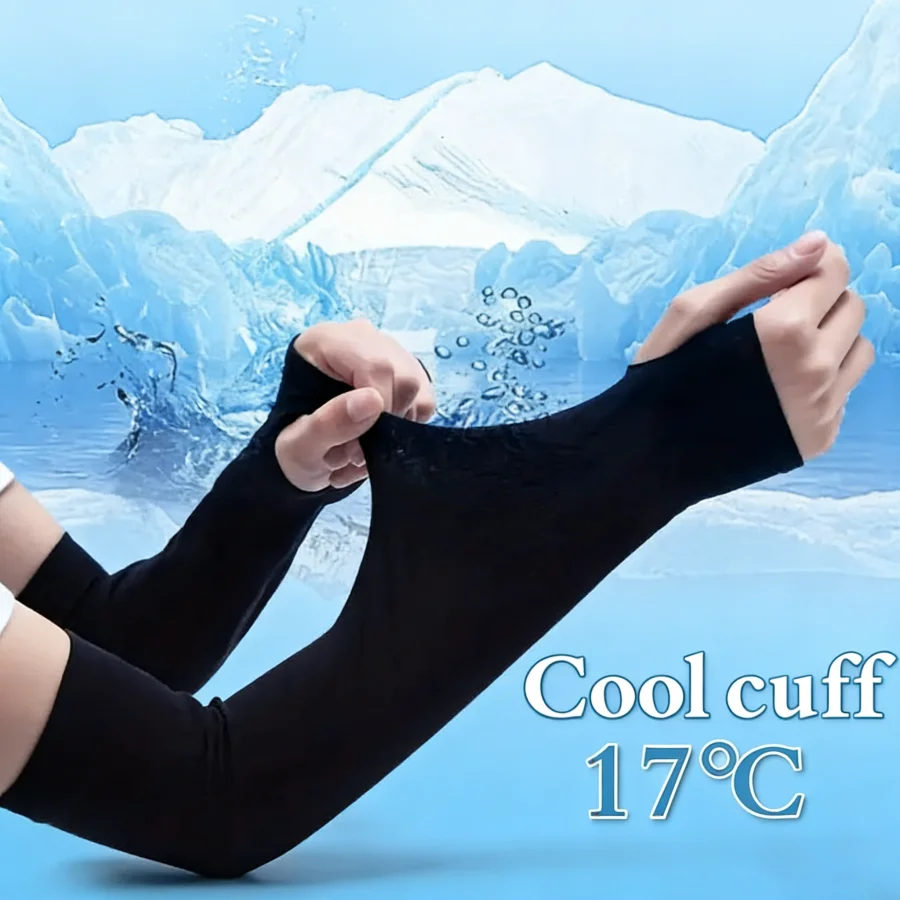 Пара нарукавников из 99% УФ-блоков Black Ice Silk, дышащие нейлоновые рукава UPF 50+ для занятий спортом на открытом воздухе.
Пара нарукавников из 99% УФ-блоков Black Ice Silk, дышащие нейлоновые рукава UPF 50+ для занятий спортом на открытом воздухе.