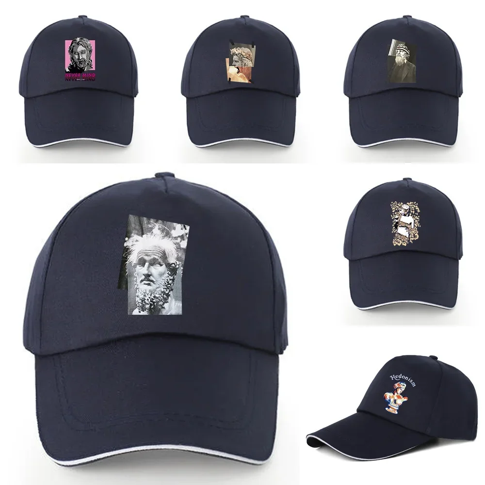 Baseball Caps Women Summer UV-proof Visors Hats Sculpture Print Pure Cotton Adjustable Back Buckle Hat Men Outdoor Sport Sun Cap
Baseball Caps Women Summer UV-proof Visors Hats Sculpture Print Pure Cotton Adjustable Back Buckle Hat Men Outdoor Sport Sun Cap