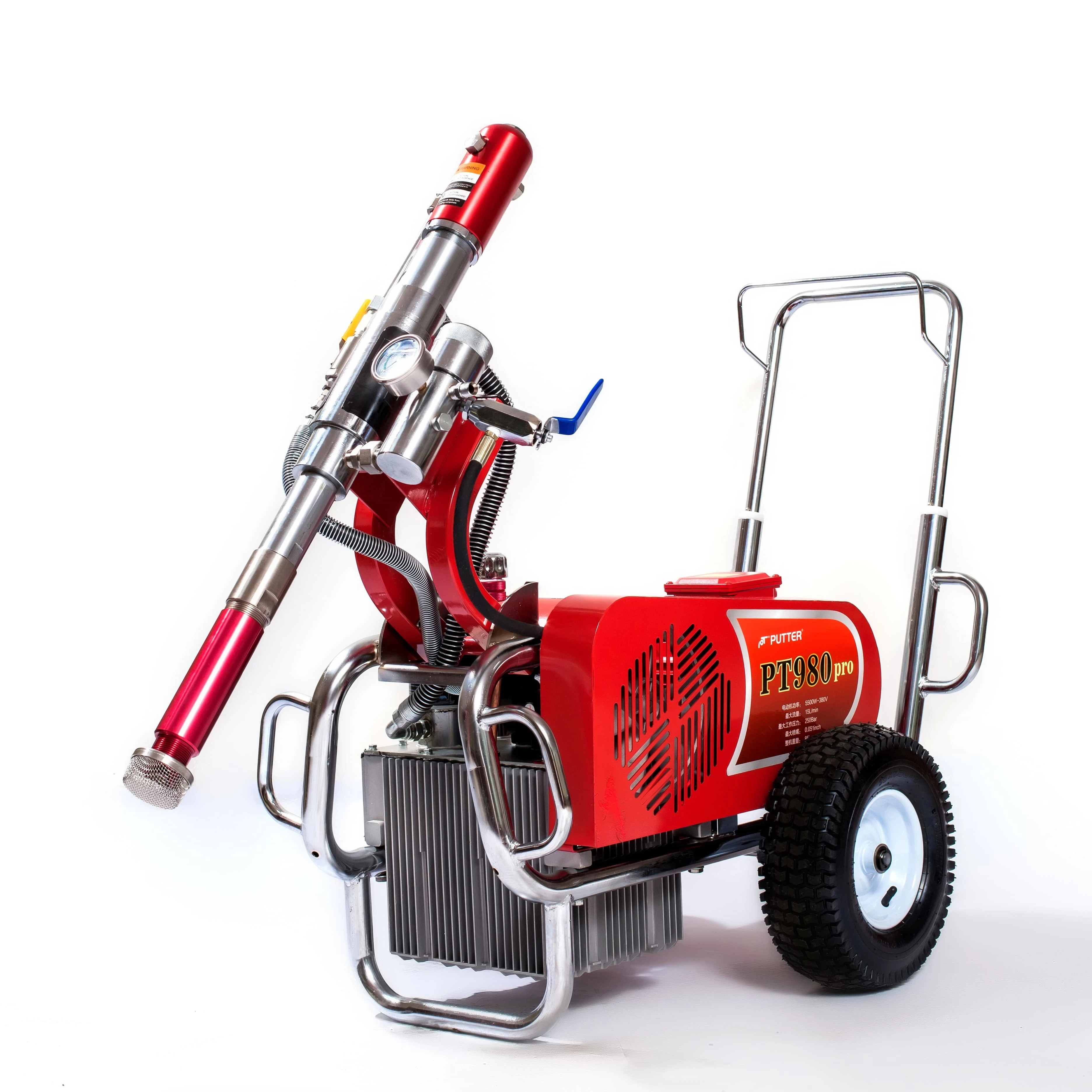 Airless Sprayer with Hydraulic Pump PT9800 380V Putty Spraying Machine
Airless Sprayer with Hydraulic Pump PT9800 380V Putty Spraying Machine