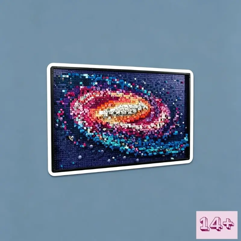 Large Scale Milky Way Inspired Brick Art Model 3091 Pieces Vivid Nebula Colors Creative Project For Adults
Large Scale Milky Way Inspired Brick Art Model 3091 Pieces Vivid Nebula Colors Creative Project For Adults