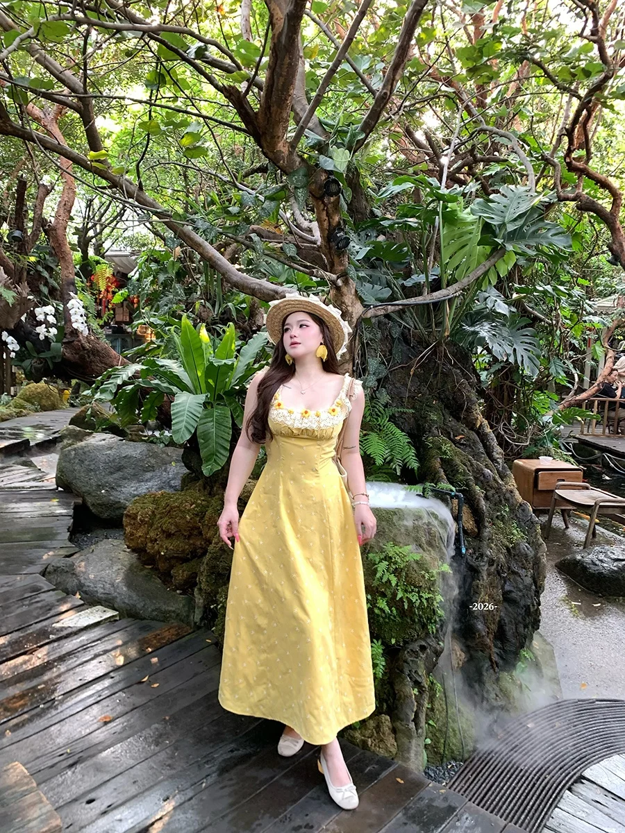 Sweet Summer Peach Jam Dress Square Collar Waist Cinching Fairy Sleeve Long Dress French Style plus Size Women's Clothing
Sweet Summer Peach Jam Dress Square Collar Waist Cinching Fairy Sleeve Long Dress French Style plus Size Women's Clothing