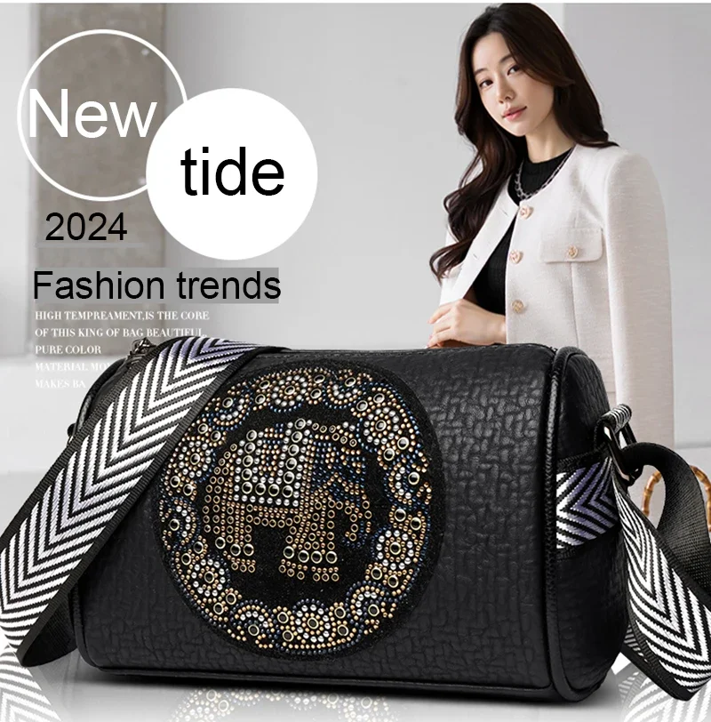High Quality Leather Purses and Handbags for Women Luxury Designer Shoulder Crossbody Bag New Ladies Messenger Bags Sac A Main
High Quality Leather Purses and Handbags for Women Luxury Designer Shoulder Crossbody Bag New Ladies Messenger Bags Sac A Main