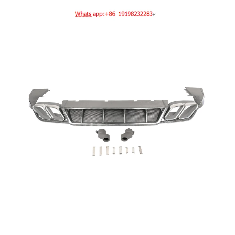2018-2023 Cayenne Carbon Fiber Rear Bumper Lip With Fog Light Cut-Outs New Condition Upgrade 9Y0 Lower Guide Rear Lip
2018-2023 Cayenne Carbon Fiber Rear Bumper Lip With Fog Light Cut-Outs New Condition Upgrade 9Y0 Lower Guide Rear Lip