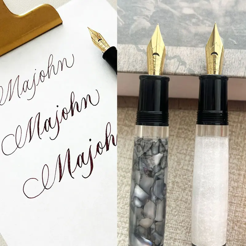 MAJOHN P139 P138 P136 Amazing Rlastic Flex Nib Fountain Pen Flexes Nib Pen Floral Sketch Softness Flexare Writing Pens
MAJOHN P139 P138 P136 Amazing Rlastic Flex Nib Fountain Pen Flexes Nib Pen Floral Sketch Softness Flexare Writing Pens