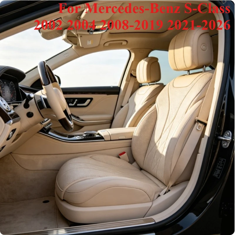 Luxury 5-Seat Full Set Leather Car Seat Covers Custom Fit for Mercedes-Benz S-Class 2002 2004 2008-2019 2021-2026 Protector
Luxury 5-Seat Full Set Leather Car Seat Covers Custom Fit for Mercedes-Benz S-Class 2002 2004 2008-2019 2021-2026 Protector