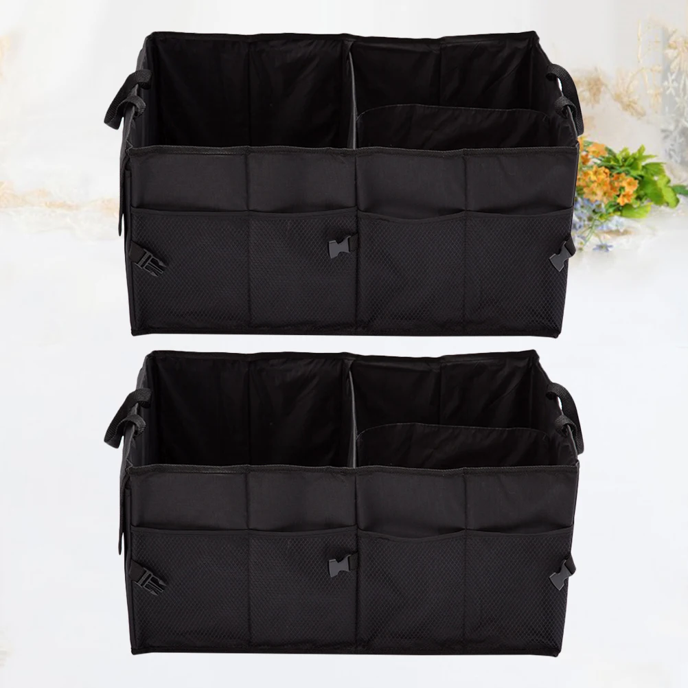 2pcs Folding Storage Box Durable Plastic Car Organizer Trunk Container Space Saver Auto Accessories Storage Solution
2pcs Folding Storage Box Durable Plastic Car Organizer Trunk Container Space Saver Auto Accessories Storage Solution