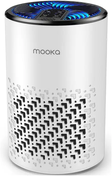 HEPA Air Purifier for Bedroom Home, Small Cleaner with Sleep Mode Night Light Timer, Filters Smoke Dust Pollen Dander Odor
HEPA Air Purifier for Bedroom Home, Small Cleaner with Sleep Mode Night Light Timer, Filters Smoke Dust Pollen Dander Odor