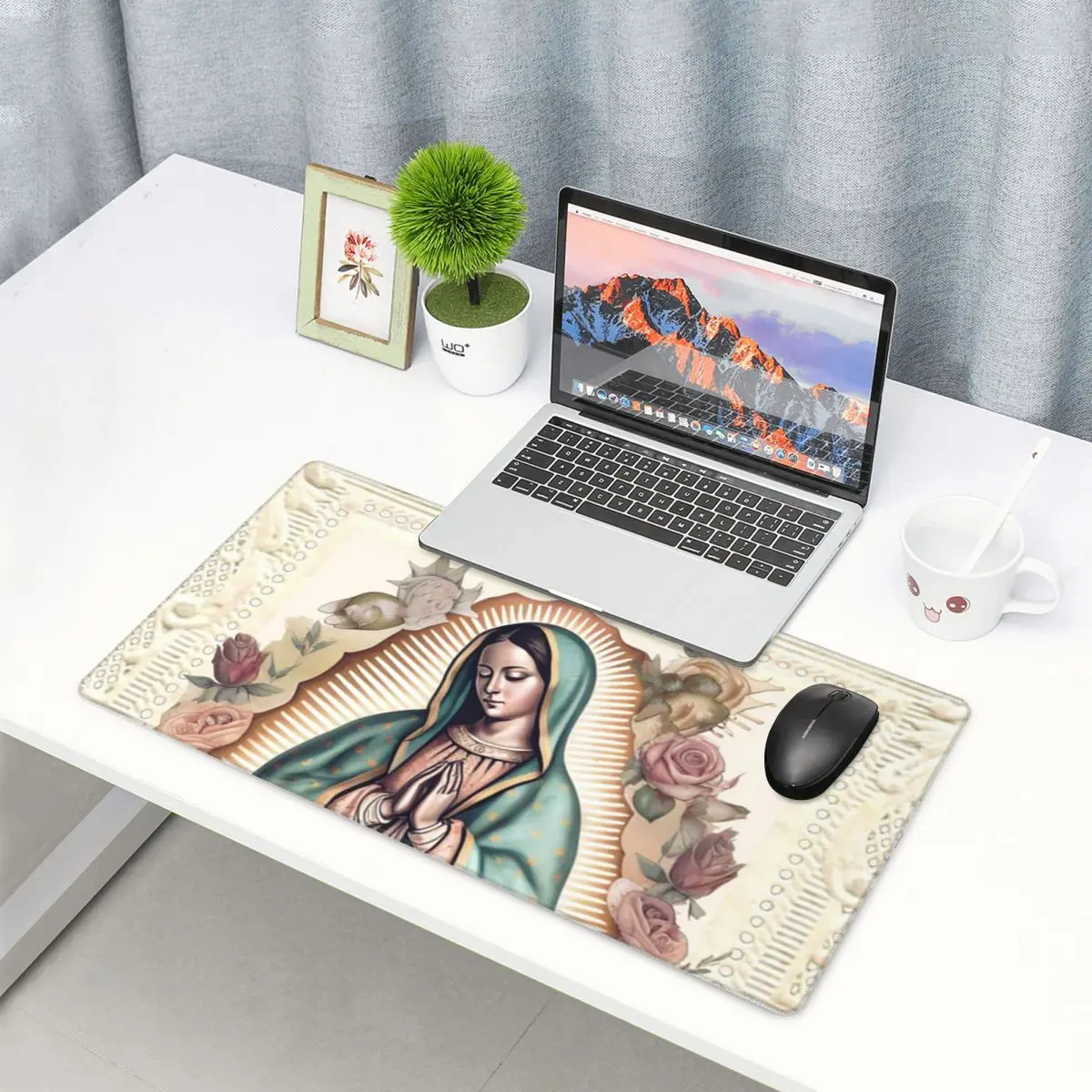 Large Mouse Pad Virgin Mary Of Guadalupe Mexico Catholic Saint Gamer PC Laptop Mats Keyboard Accessories Desk Mat
Large Mouse Pad Virgin Mary Of Guadalupe Mexico Catholic Saint Gamer PC Laptop Mats Keyboard Accessories Desk Mat