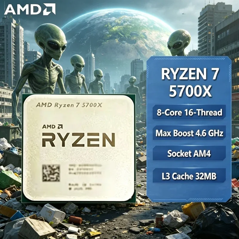 Multitask-optimized R7 5700X Zen3 Unlocked CPU 8C16T 3.4GHz 4.6GHz 7NM 32MB L3 AM4 DDR4 Gaming Bulk CPU
Multitask-optimized R7 5700X Zen3 Unlocked CPU 8C16T 3.4GHz 4.6GHz 7NM 32MB L3 AM4 DDR4 Gaming Bulk CPU