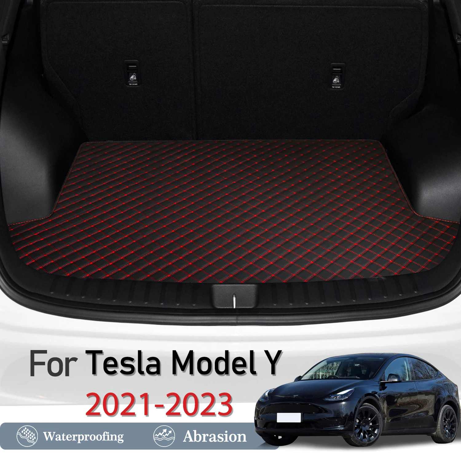 New Artificial Leather Car Trunk Mat Rear Trunk Cargo Protective Mat Car Interior Accessories For Tesla Model Y 2021-2023
New Artificial Leather Car Trunk Mat Rear Trunk Cargo Protective Mat Car Interior Accessories For Tesla Model Y 2021-2023