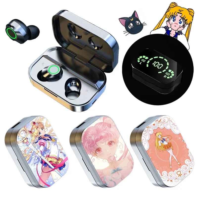 Sailor Moon Anime Wireless Bluetooth Headset Binaural Small In Ear Buds Sports Stereo Bass TWS Earbuds Sports Earbuds for Phone
Sailor Moon Anime Wireless Bluetooth Headset Binaural Small In Ear Buds Sports Stereo Bass TWS Earbuds Sports Earbuds for Phone