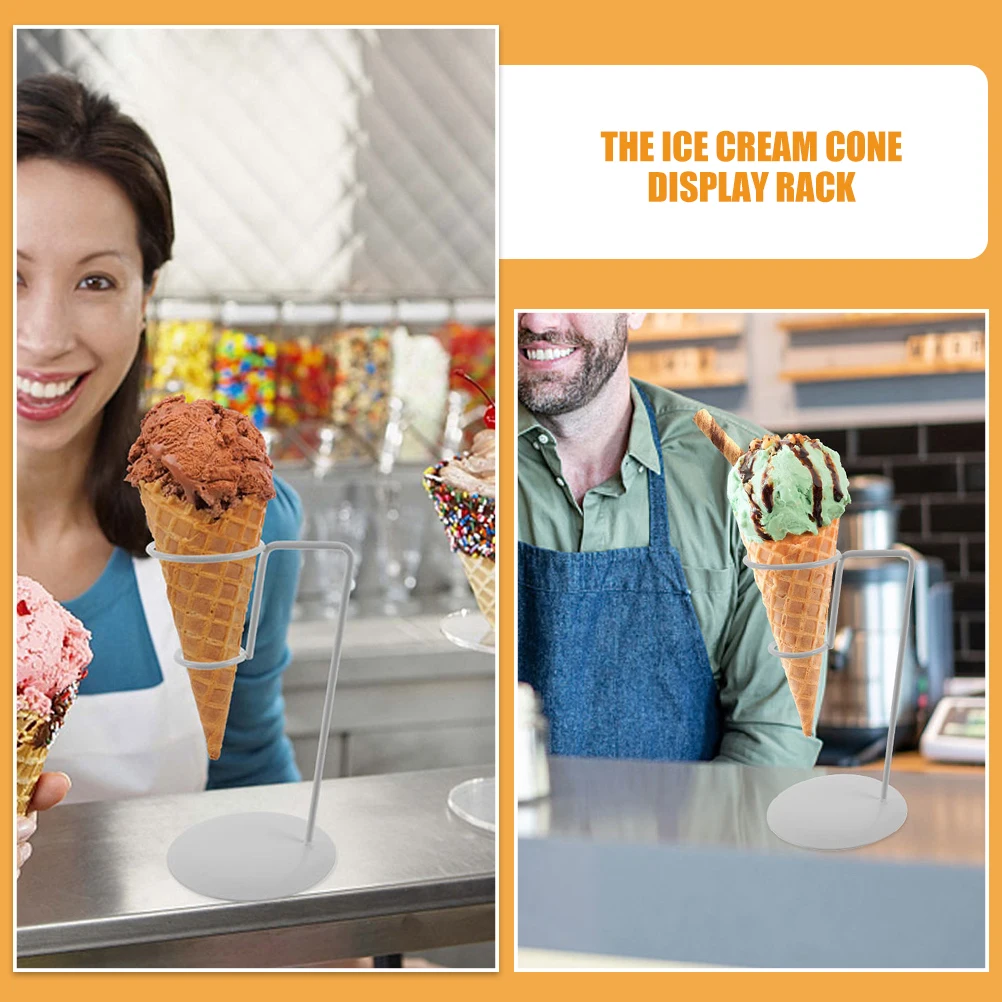 3Pcs Ice Cream Display Rack Iron Cone Holder Stand Ice Cream Dessert Holder for Party
3Pcs Ice Cream Display Rack Iron Cone Holder Stand Ice Cream Dessert Holder for Party