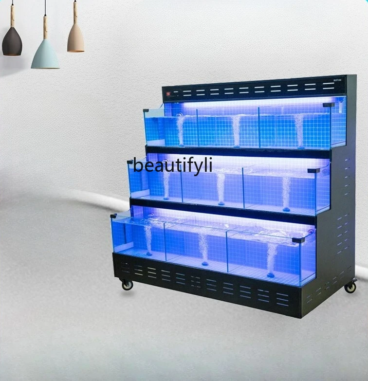 Seafood pool commercial refrigerator integrated hotel fish tank supermarket restaurant three-layer mobile seafood fish tank
Seafood pool commercial refrigerator integrated hotel fish tank supermarket restaurant three-layer mobile seafood fish tank