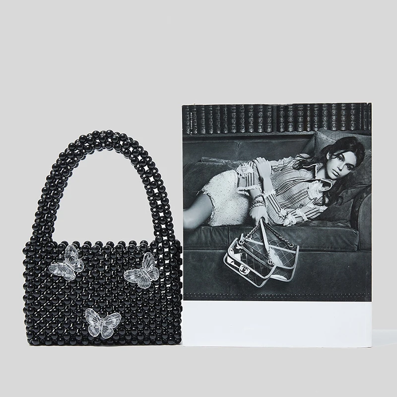 Summer New Butterfly Beaded Women Bag Hot Girl Style Mobile Phone Handmade Transparent Bags Lipsticks Clear Bags for Women
Summer New Butterfly Beaded Women Bag Hot Girl Style Mobile Phone Handmade Transparent Bags Lipsticks Clear Bags for Women