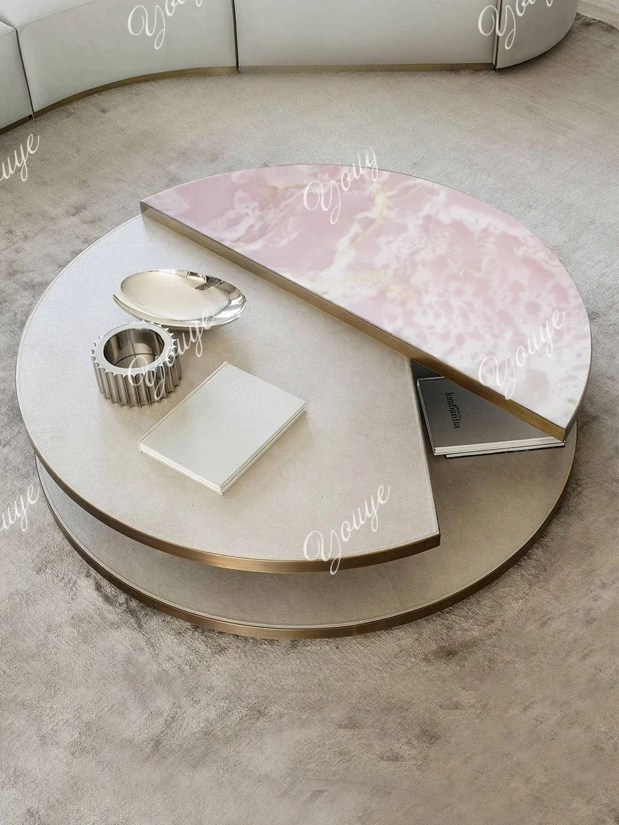 BX Marble Coffee Table Small Apartment Living Room Integrated Stainless Steel Simple Italian High-end Sofa Tea Table
BX Marble Coffee Table Small Apartment Living Room Integrated Stainless Steel Simple Italian High-end Sofa Tea Table