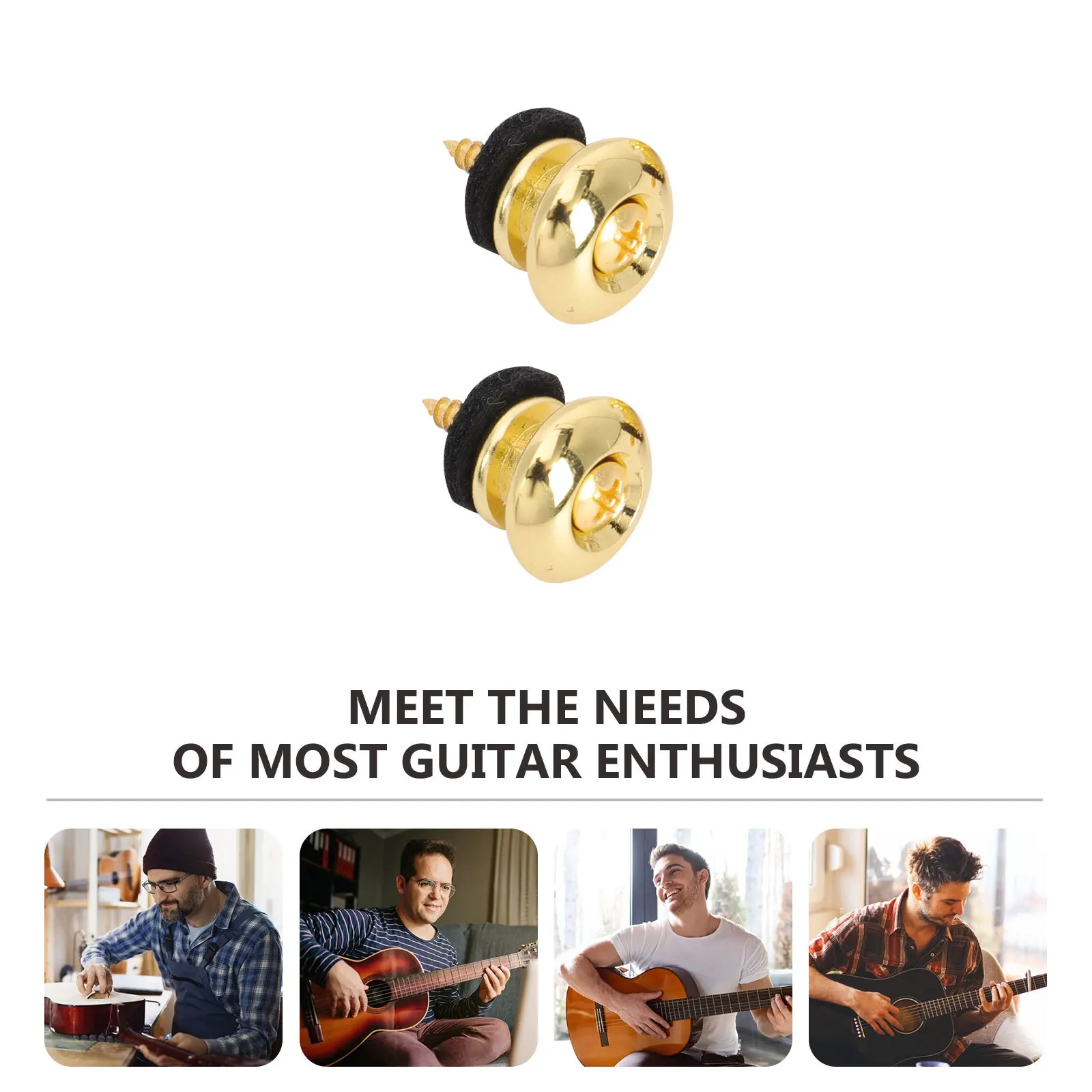 4Pcs Guitar Strap Buckle Smooth Rounded Design Anti-Fall Metal Rubber Strap Lock for Instrument Bass Fixed Button End Pin
4Pcs Guitar Strap Buckle Smooth Rounded Design Anti-Fall Metal Rubber Strap Lock for Instrument Bass Fixed Button End Pin