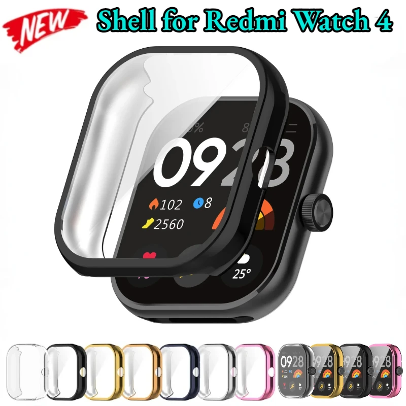 Protector Case for Xiaomi Redmi Watch 4 Bumper Plated Screen Soft TPU Full Protector Shell for Redmi Watch 4 Cover Accessories
Protector Case for Xiaomi Redmi Watch 4 Bumper Plated Screen Soft TPU Full Protector Shell for Redmi Watch 4 Cover Accessories
