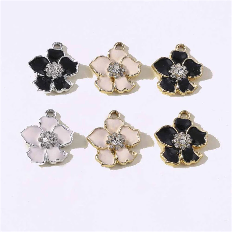 Duarte 20Pcs/Lot Cute Enamel Flower Charms Pendants for Making Drop Earrings Necklaces Bracelets DIY Crafts Jewelry Accessories 
Duarte 20Pcs/Lot Cute Enamel Flower Charms Pendants for Making Drop Earrings Necklaces Bracelets DIY Crafts Jewelry Accessories
