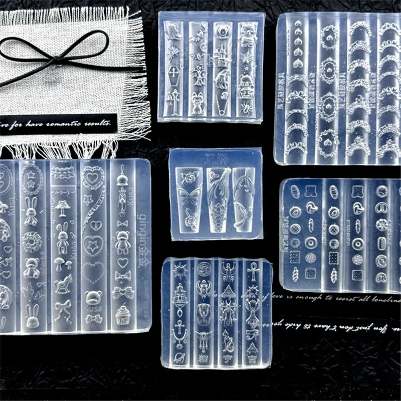 DIY Baking Tools Mini Nail Art Silicone Mold for Creative Design Dessert Bread Croissant Toast Biscuits
DIY Baking Tools Mini Nail Art Silicone Mold for Creative Design Dessert Bread Croissant Toast Biscuits