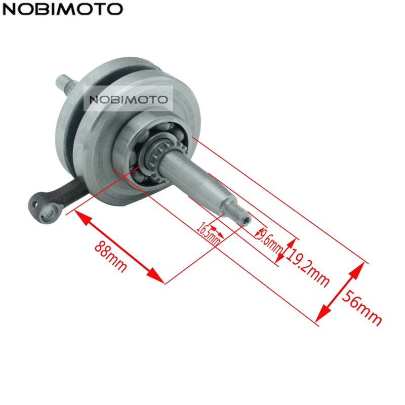 Yinxiang YX150 Crankshaft for Horizontal 150CC Kick Start Engine - Compatible with YX150 Motorcycle/ATV crank axle
Yinxiang YX150 Crankshaft for Horizontal 150CC Kick Start Engine - Compatible with YX150 Motorcycle/ATV crank axle