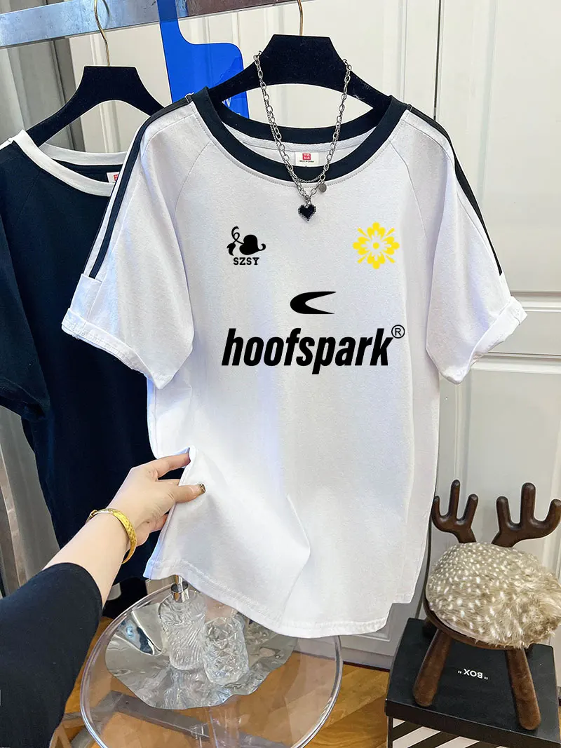 Cotton American Fashion Brand Round Neck Short Sleeve T-shirt Men's and Women's Loose Couple Top Lazy Style Women's Tees
Cotton American Fashion Brand Round Neck Short Sleeve T-shirt Men's and Women's Loose Couple Top Lazy Style Women's Tees