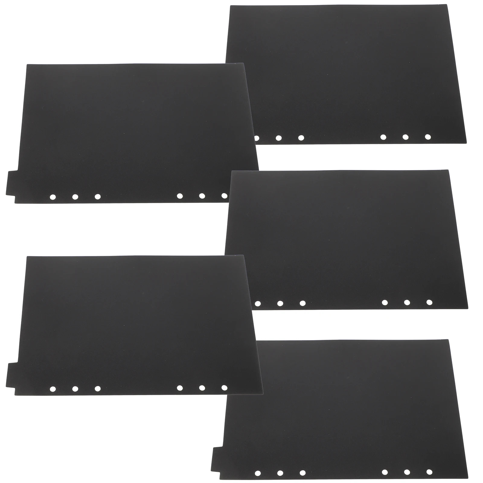 5pcs A5 Black Partition Dividers Plastic Organizer for 6 Ring Binder with Tabs Page Separators Notebook Folder Labels
5pcs A5 Black Partition Dividers Plastic Organizer for 6 Ring Binder with Tabs Page Separators Notebook Folder Labels