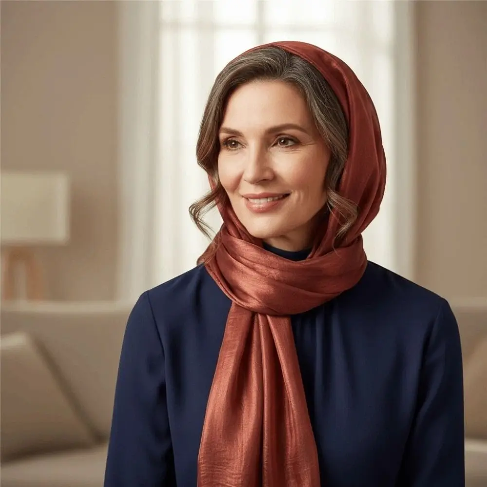 Breathable Chiffon Hijab Scarf Sunscreen Long Smooth Silk Headscarf Sweat-absorption Lightweight Thin Large Shawl Vacation
Breathable Chiffon Hijab Scarf Sunscreen Long Smooth Silk Headscarf Sweat-absorption Lightweight Thin Large Shawl Vacation
