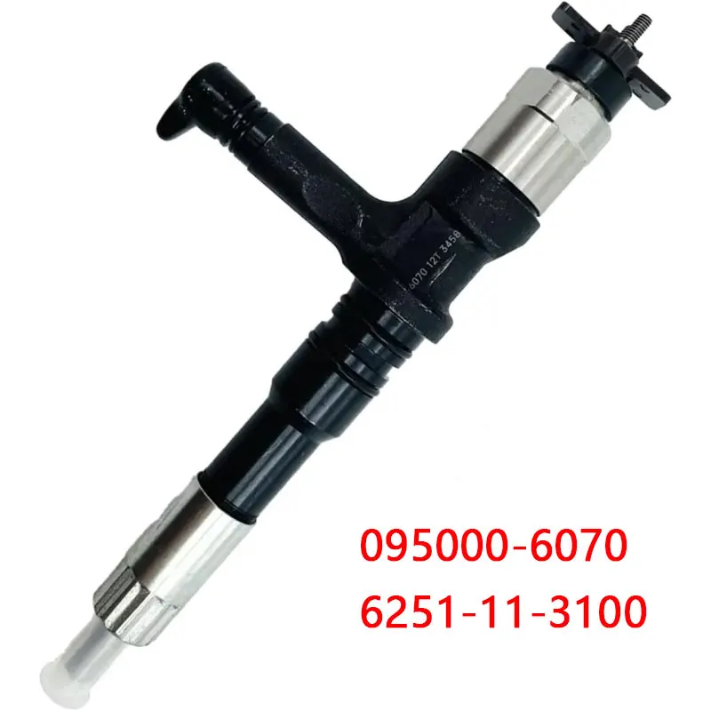 Fuel Injector 095000-6070 6251-11-3100 fits for Komatsu Excavator PC400LC-8 Engine 6D125
Fuel Injector 095000-6070 6251-11-3100 fits for Komatsu Excavator PC400LC-8 Engine 6D125