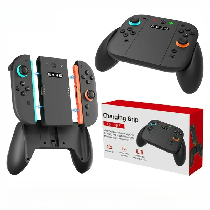 2000mAh Charging Grip for Switch 2 Controller Charging Grip Bracket for Switch 2 Joycon Handle Charging Station Dock Switch 2
2000mAh Charging Grip for Switch 2 Controller Charging Grip Bracket for Switch 2 Joycon Handle Charging Station Dock Switch 2