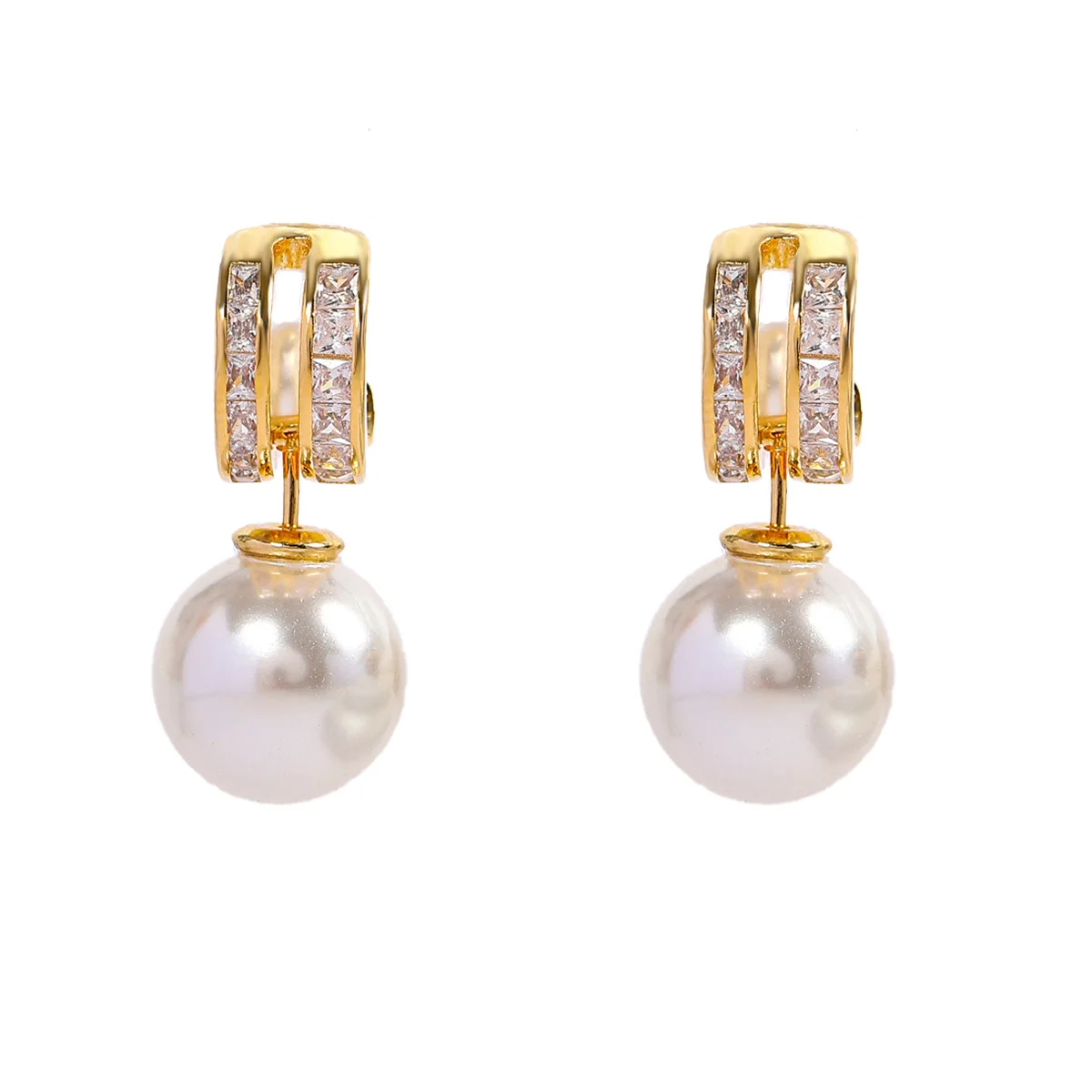 925 Silver Needle Luxury Baguette Cut Gemstone Pearl Drop Earrings, Elegant Daily Wear Statement Jewelry Gift for Women
925 Silver Needle Luxury Baguette Cut Gemstone Pearl Drop Earrings, Elegant Daily Wear Statement Jewelry Gift for Women