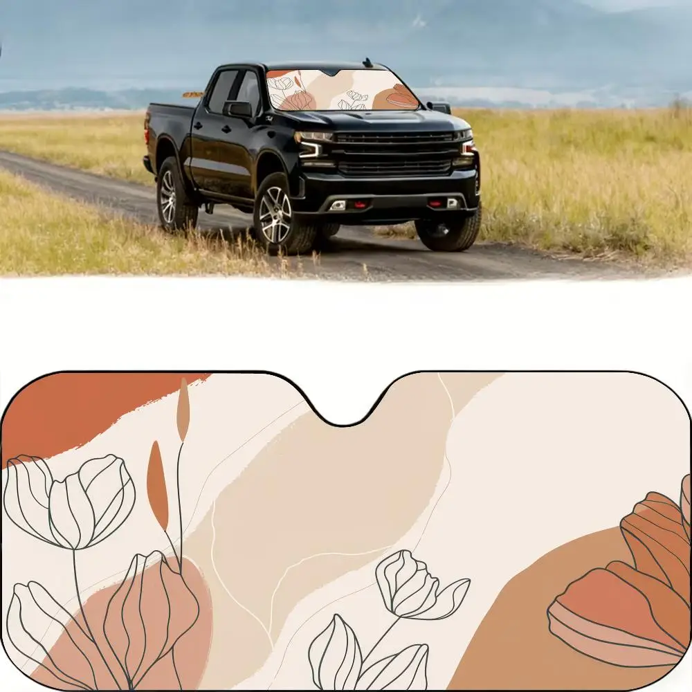 Minimalist Abstract Art Sun Visor Reusable Aluminum Foil UV Protector Heat Three-layer Insulation Windshield Sunshades
Minimalist Abstract Art Sun Visor Reusable Aluminum Foil UV Protector Heat Three-layer Insulation Windshield Sunshades