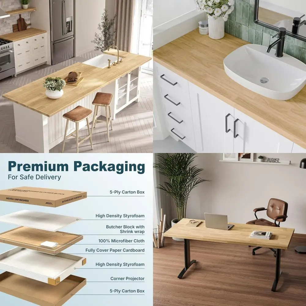 72 x 25 x 1.5 Uninished Butcher Block Countertop, Solid Wood Butcher Block Table Top or DIY Workbench Top, Dining Table Top, Kit
72 x 25 x 1.5 Uninished Butcher Block Countertop, Solid Wood Butcher Block Table Top or DIY Workbench Top, Dining Table Top, Kit