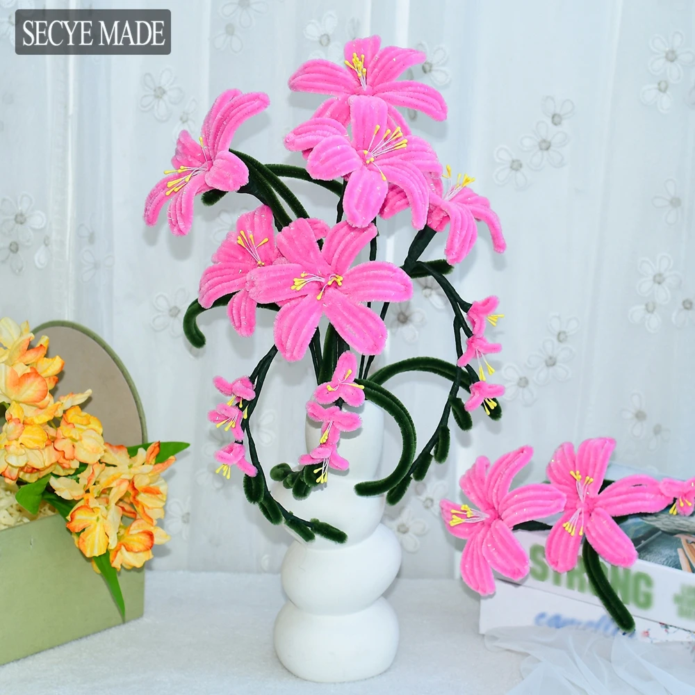 1/3/5PCS Pink Artificial Lily Wedding Decoration Simulation Flowers Indoor Autumn Decor Creative Flower Arrangement Ornament K86
1/3/5PCS Pink Artificial Lily Wedding Decoration Simulation Flowers Indoor Autumn Decor Creative Flower Arrangement Ornament K86