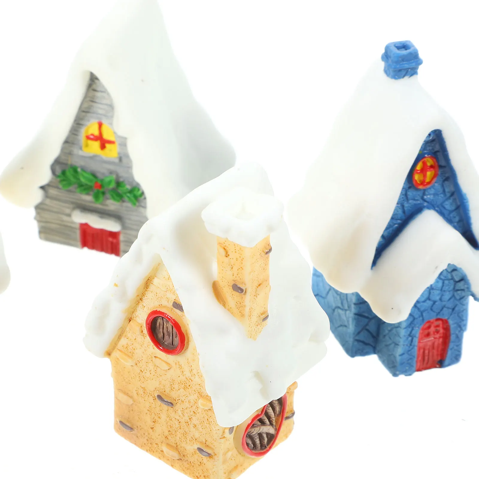 4Pcs Resin Xmas House Christmas Village Decor Mini House Ornament Delicate Fashionable Colorful Design Christmas Village
4Pcs Resin Xmas House Christmas Village Decor Mini House Ornament Delicate Fashionable Colorful Design Christmas Village