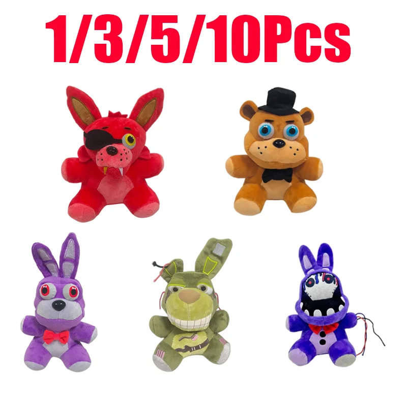 Five Night At Freddy Fnaf Cute Plush Toy Game Doll Bonnie Bear Foxy Cartoon Stuffed Dolls Freddy Toys Birthday Christmas Gifts
Five Night At Freddy Fnaf Cute Plush Toy Game Doll Bonnie Bear Foxy Cartoon Stuffed Dolls Freddy Toys Birthday Christmas Gifts