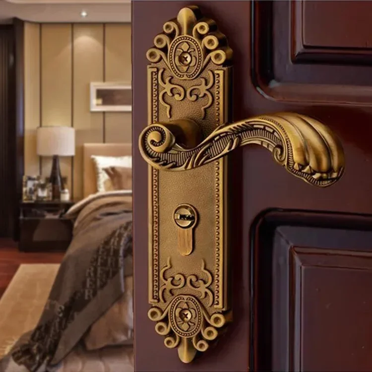 Bedroom Silent Room Handle Fashion Interior Buckle Luxury Anti-theft Door Lock Furniture Hardware
Bedroom Silent Room Handle Fashion Interior Buckle Luxury Anti-theft Door Lock Furniture Hardware